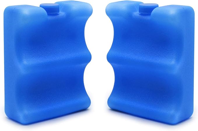JMEXSUSS Reusable Ice Packs for Cooler, Long Lasting Breastmilk Bottle Storage, Freezer Packs Can Cooler for Lunch Boxes, Beer Soda, Camping