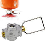 RULLINE Backpacking Fuel Transfer Device Gas Canister Refill Adapter, Portable Outdoor Gas Saver, Camping Canister Vent Valve