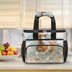 Watercolor Animals Horse Soft Cooler Bag Insulated Lunch Box for Men & Women, Large Leakproof Lunch Bag Portable Beach Cooler for Work, Picnic, Road Trips,Fishing, Travel, Camping,A-18