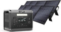 SolarPlay Portable Power Station, 2400W/2160Wh Large Capacity Solar Generator, with 2x200W Solar Panels, 4 AC Outlets (4800W Peak), Emergency Power Station for Home, Camping, Outdoor Battery Backup