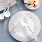 Camping Plates Fresh Texture Bone China Dinner Plate Household Dish Fish Tableware Decorative Plate