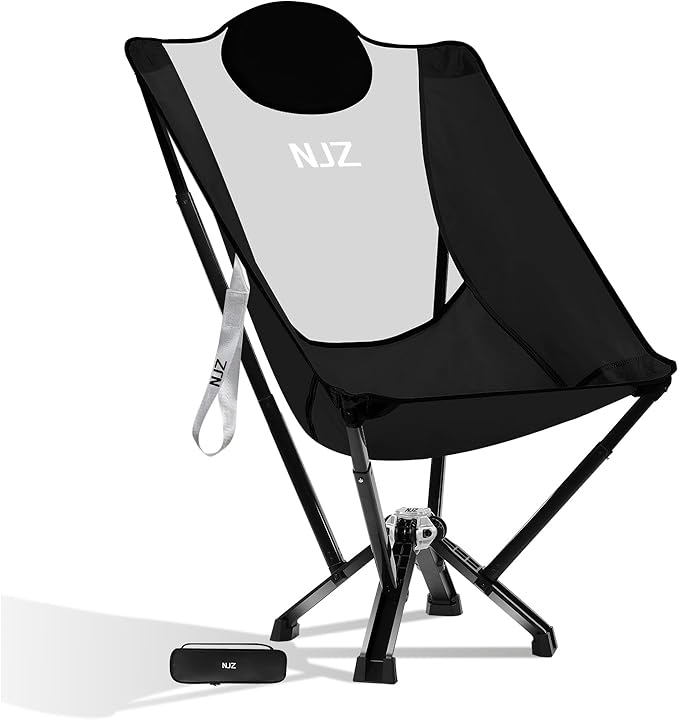High-Back Folding Chair for Indoor & Outdoor Use — Comfortable High-Back Support, Easy One-Piece Setup, Stable Aluminum Frame, Portable Chair for Backyard, Camping & Everyday Relaxation