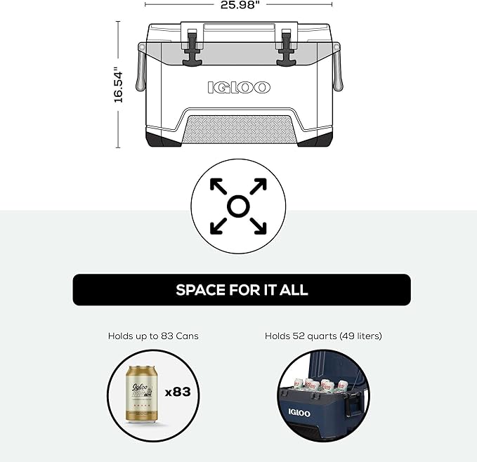 Igloo BMX Cooler | Insulated Hard Shell Ice Chest