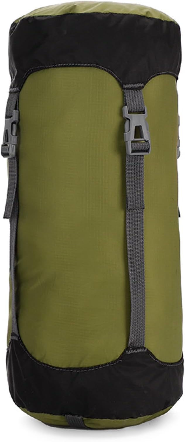 TRIWONDER Compression Sack Nylon Compression Stuff Sack Compression Stuff Sack Sleeping Bag Stuff Sack Ditty Bags with Dust Flap for Backpacking, Hiking, Camping, Traveling