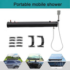 Multi-Function Solar Shower Tank Outdoor - Roof Rack/Vehicle Mountable Portable Water Reservoir for Camping, Overland Expeditions, Car Washing & Outdoor Activities 30L