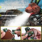 Dysaim LED Spray Headlamp - Essential Headlight for Kids Camping Gear | Dinosaur Toy Headlamp Flashlight for Boys and Girls | Ideal Gift for Birthday, Halloween, Christmas and New Year, 2 Pack