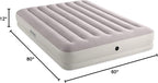 Intex 64177E Dura-Beam Standard Prestige Mid-Rise Air Mattress: Fiber-Tech – Twin Size – Quickfill USB Air Pump