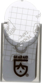 GEAR AID Tenacious Tape Mini Patches with Peel-and-Stick Adhesive to Fix Holes and Tears in Winter Gear, Down Puffer Jackets, Sleeping Bags, Tents, and Rain Gear, Clear, 1 Pack
