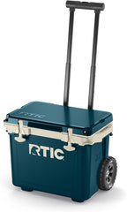 RTIC 22 QT Ultra-Light Wheeled Cooler with Handle, Hard Insulated Portable Ice Chest Box for Beach, Drink, Beverage, Camping, Picnic, Fishing, Boat, Barbecue
