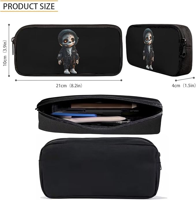 Skull Skeleton Backpack for School Boys 3 in 1 Cute Lightweight Kids Bookbag with Lunch Box 17 Inch Large Capacity Teens School Bags 7 Years Old for Toddler Back to School Travel Daypack