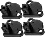 Gatuida 16pcs Rv Awning Bottom Bracket Foot Camping Tent Replacement Base Splashproof Support for Outdoor Use Easy Installation Automatic