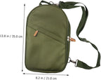 Portable Camping Cookware Set with Storage Bag Outdoor Tableware Kit for Hiking Picnics Includes Utensils and Cookware for Camping Supplies Olive Green