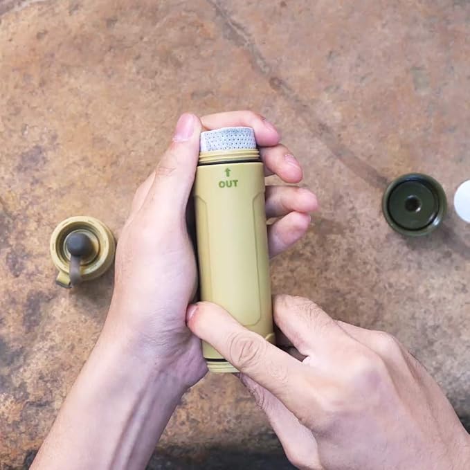 miniwell Gravity Water Purifier Straw Fairly Light and Easily Packed. Multi Use for Group Camping and Famliy Emergency Prepardness
