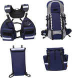 Search and Rescue Pack Modular Emergency Medical Backpack with Vest and Pouches for First Responders, Camping, Hiking