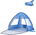 VEVOR Beach Tent Sun Shelter for 2 Person, UPF 50+ Protection, Portable Sun Shade Beach with Carrying Bag & Sand Pockets, Lightweight and Easy Setup Beach Umbrella for Camping Fishing Outdoor Picnic