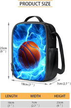 Kids School Backpack Boys Basketball Backpack with Lunch Box Soft Pencil Case for Boys Kindergarten Elementary Middle Bookbag Set for 17 Inch Mochilas Escolares Para Niños
