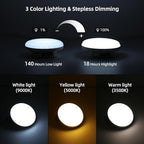 19000mAh Camping Tent Light, 60W 6000LM 3 Color Lighting Modes IPX5 Waterproof Led Hanging Tent Lantern Rechargeable Emergency Portable Magnet Outdoor Wireless Camping Light