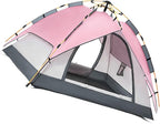 Lightweight Double Layer Camping Tent, Ventilated Design with Storage Bag for Backpacking Hiking 2 Person Portable Tent
