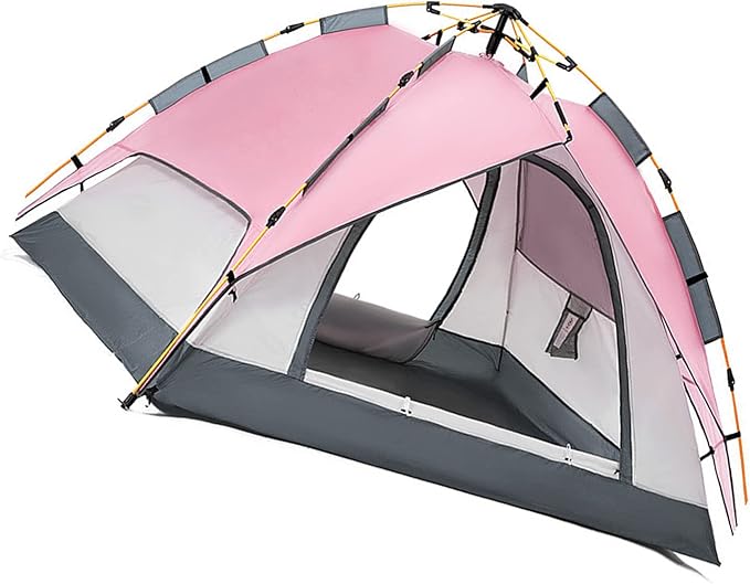 Lightweight Double Layer Camping Tent, Ventilated Design with Storage Bag for Backpacking Hiking 2 Person Portable Tent