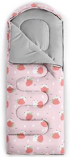 QOOMO Camping Sleeping Bags,3 Season Warm & Cool Weather,Lightweight,Waterproof Sleeping Bags for Adults & Kids,Traveling,and Outdoors,Camping Gear Equipment