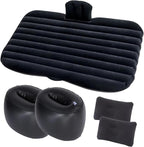 SUV Inflatable Bed, Car Camping Air Mattress, Cold-Resistant and Wear-Resistant Inflatable Mattress, Fast Inflatable Folding Bed, Multi-Functional Travel Sleeping Mat (Black Size 2)