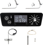 Digital Thermostat Control Board Kit Replacement for Pit BOSS 5 Series Vertical Pellet Smoker with LCD Display, Equipped with Hot Rod Ignitor, RTD Temperature Probe Sensor and Meat Temperature Probes