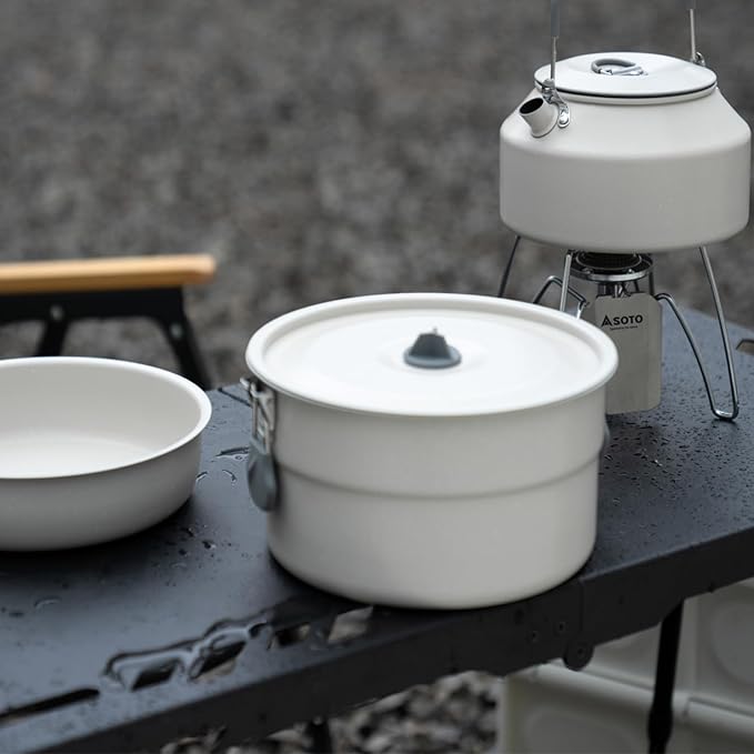Outdoor Camping Pots Frying Pan with Folding Handle Aluminum Cooking Tableware for Hiking Picnics Fishing Mountaineering Outdoor Cooking Tableware for Hiking