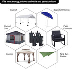 ABCCANOPY Canopy Weights Set of 4-120LBS Sand Bags for Pop up Tent, Weight Bags for Outdoor Gazebo, Trampoline, Pergola, Black (Without Sand)