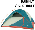 Kelty Discovery Basecamp Backpacking Tent, 4 or 6 Person Camping Backpacking Shelter, Large Capacity, Fast Setup and Easy Tear Down, Stuff Sack Included