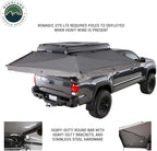 Overland Vehicle Systems HD Nomadic 270 LTE Passengers Side Awning | Dark Gray | Includes Black Travel Cover | 19689909