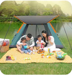 2-3 People Backpacking Tent Outdoor Camping 4 Season Winter Skirt Tent Double Layer Waterproof Hiking Survival