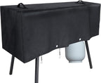 Hisencn Stove Cover for Camp Chef 3 Burner Stove, Heavy Duty 600D Polyester Outdoor Stove Cover, Water-Resistant Camp Chef Grill Cover for GB90D TB90LW TB90LWG TB90LWG15 SPG90B PRO90X