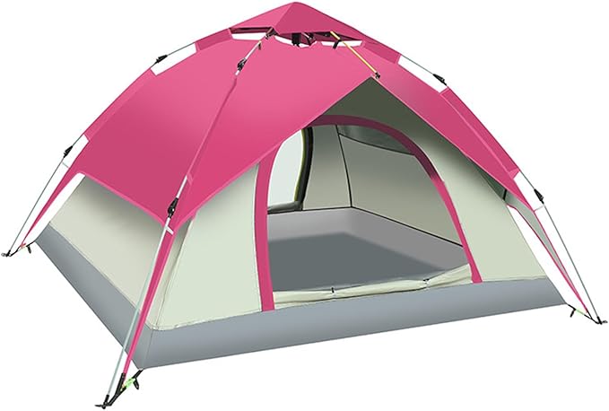 SFKLYU Outdoor Camping Tent 3/4 Person Waterproof Camping Tents Windproof Outdoor Backpacking Tent for Travel Hiking