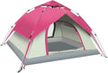 SFKLYU Outdoor Camping Tent 3/4 Person Waterproof Camping Tents Windproof Outdoor Backpacking Tent for Travel Hiking