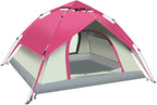 SFKLYU Outdoor Camping Tent 3/4 Person Waterproof Camping Tents Windproof Outdoor Backpacking Tent for Travel Hiking