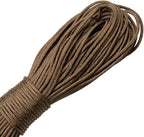 Paracord Planet – Fluorescent 1.75mm Reflective Guyline 95 Paracord Tent Rope Camping Parachute Cord – Brown – 65ft