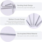 16 Pack Tent Stakes 6.5" Heavy Duty Metal Pegs for Outdoor Christmas Decorations Camping Canopy Gardening Yard Ground Garden Accessories