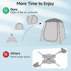 All Weather Proof Pod Sports Tent,Outdoor Weather Tent Sports Pod Pop Up Shelter with Sealed Floor,2-4 Person Clear Tent for Sport Event,Camping,Fishing 8 Sizes & Multicolor