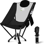Utility-Grade High-Back Folding Chair — Stable One-Piece Structure, Extended Back Support for Longer Sitting, Reinforced Aluminum Frame, Portable Chair for Camping, RV & Outdoor Use