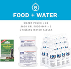 EVERLIT Complete 72 Hours Earthquake Bug Out Bag Emergency Survival Kit for Family. Be Prepared for Hurricanes, Floods, Tsunami, Other Disasters