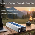 3000W Pure Sine Wave Inverter DC 36V to AC 110V 120V Power Inverter with Dual AC Outlets & Hardwire Terminal & LED Display for Solar,Home Backup Power,Outdoor Over 90% Efficiency