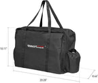Royal Gourmet CB2101 Portable Grill Carry Bag, 600D Polyester Oxford Fabric Outdoor Tabletop Grill Griddle Carry Bag for Camping and Picnic, 20.28"L x 8.46"W x 18.11"H, Black