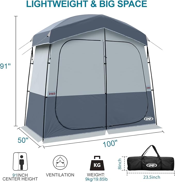 Shower Tent, Outdoor Camping Privacy Shelter-Dressing Changing Room-Portable Toilet Tent for Hiking Sun Shelter Picnic Fishing