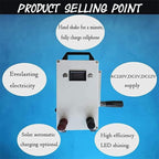 Outdoor Generator Portable Hand Crank Generator,12v 220v 5000mah 150w Solar Hand Shake Generator,for Emergency, Camping,Led Emergency Power Lighting Should,110V