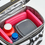 Cool Coolers by Fit + Fresh, Reusable & Long-Lasting Slim Ice Packs, Cold Packs for Lunch Boxes, Ice Packs for Lunch Bags, Pink 8 Pack