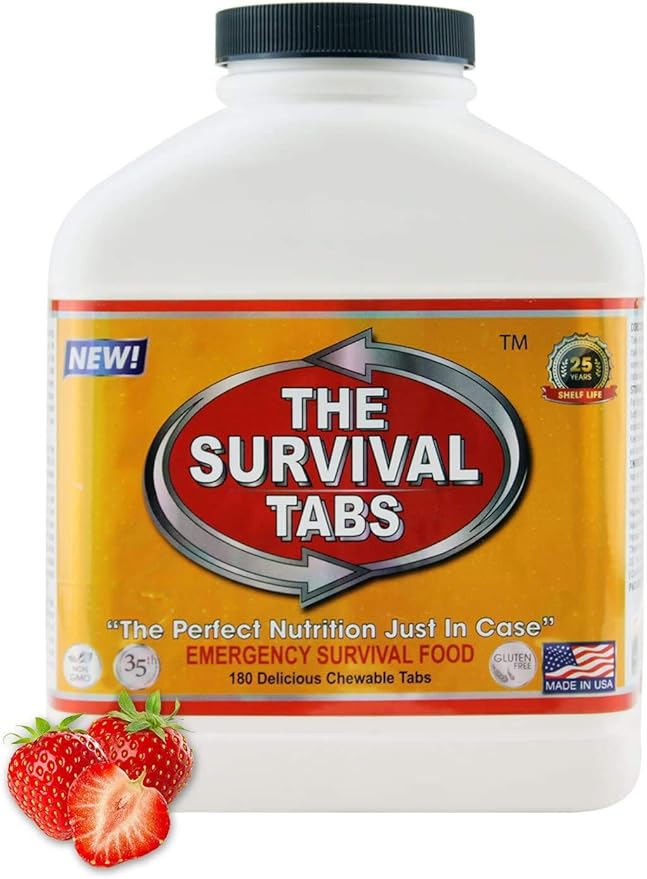 Survival Food in Earthquake Zone - 15 Days Supply - Strawberry