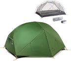 Naturehike Mongar UL Tent [2025 Upgrade] - 1-2 Person Ultralight 3 Season Camping Tent, Waterproof One Person Two Person Backpacking Tent for Hiking, Cycling, Easy Setup