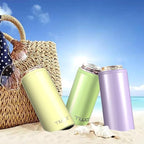 TILUCK Skinny Can Cooler for Slim Beer & Hard Seltzer, Stainless Steel, Doucle-Walled Stainless Steel Insulated Slim Cans, Standard 12 oz (Lavender)