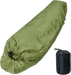 MT Military Patrol/Intermediate Sleeping Bag, Part of 4 Piece Army Modular Sleep System for All Season Olive Drab/Black