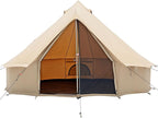 WHITEDUCK Regatta Canvas Bell Tent - w/StoveJack, Waterproof, 4 Season Luxury Camping and Glamping Yurt Tent Outdoor